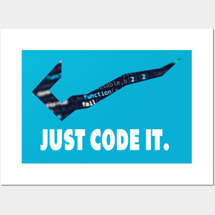 just code it Posters and Art